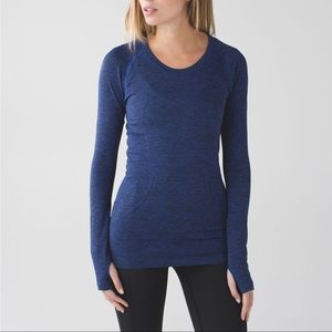 Lululemon Swiftly Tech Long Sleeve Navy size 4